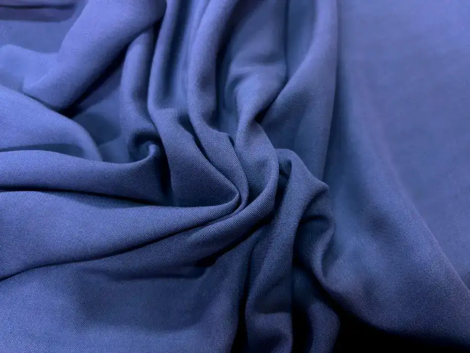viscose fine bleue robe fluide grande taille