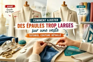 Comment ajuster des épaules trop larges sur une veste ou un haut : tutoriel couture détaillé