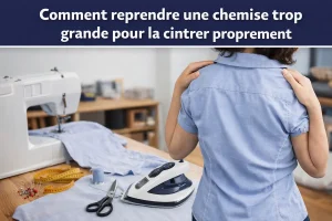 Comment reprendre une chemise trop grande pour la cintrer proprement