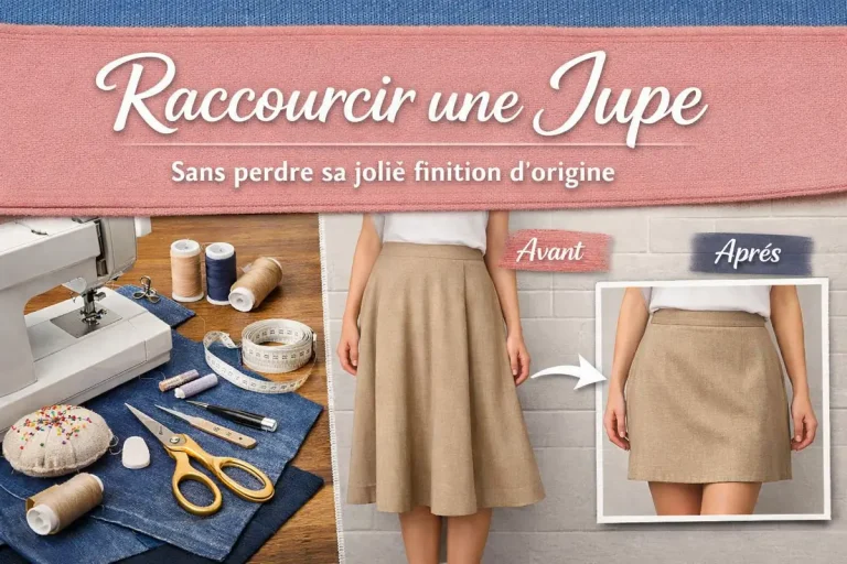 Comment raccourcir une jupe sans perdre la finition d’origine ?