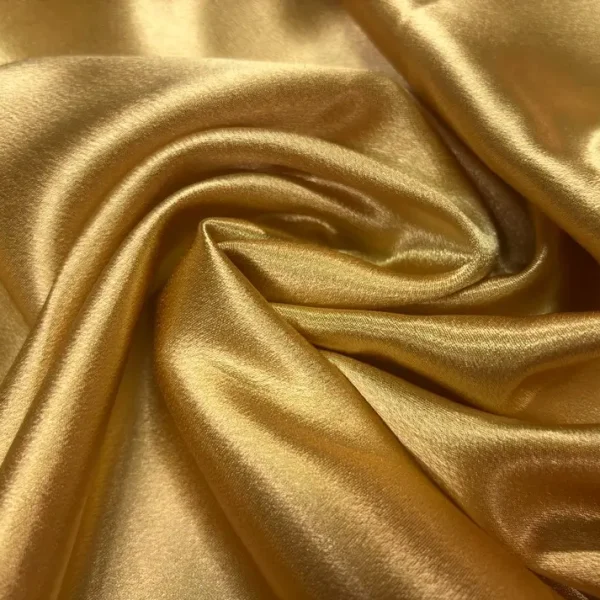 Crêpe satin doré stretch en 1.50L