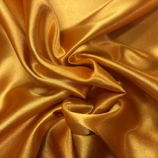 Crêpe satin vieil or stretch en 1.50L