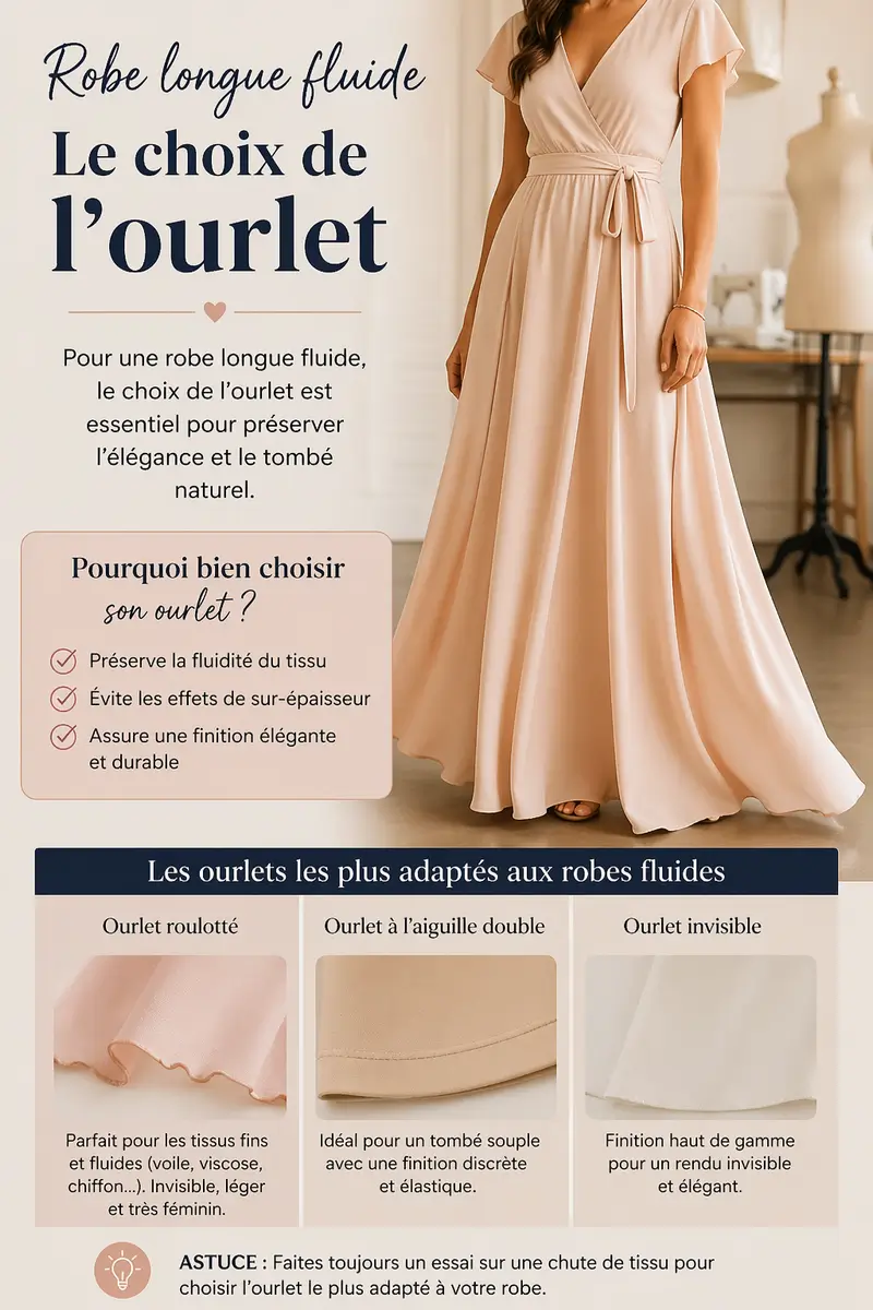 Comment raccourcir une robe longue sans abîmer le tissu : méthode facile et finitions selon la matière 2 Comment raccourcir une robe longue sans abîmer le tissu avec le bon ourlet