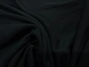 Gabardine de viscose noir en 1.50L