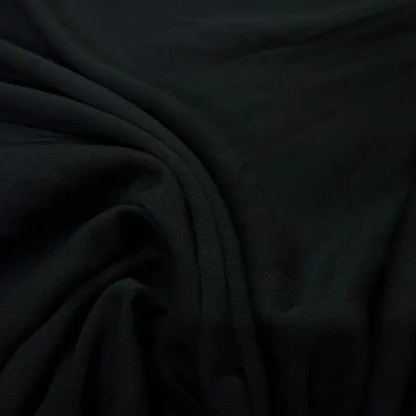 Gabardine de viscose noir en 1.50L