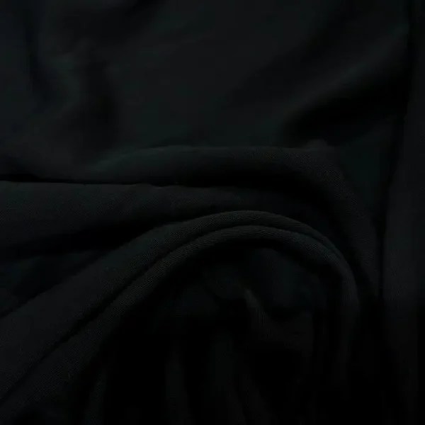 Gabardine de viscose noir en 1.50L