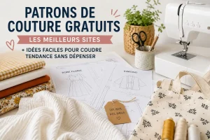 Patrons de couture gratuits : les meilleurs sites + idées faciles pour coudre tendance sans dépenser