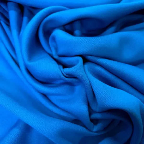 Gabardine de viscose bleu azur en 1.50L