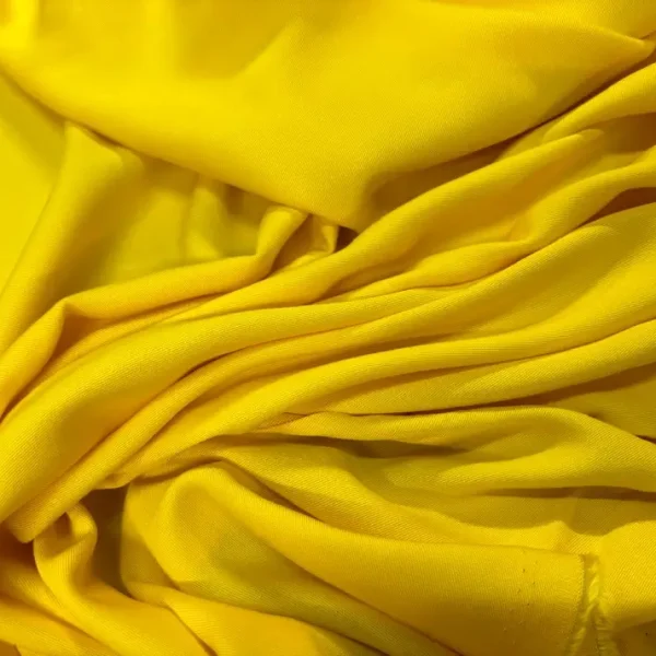 Gabardine de viscose jaune en 1.50L