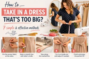 How to Take In a Dress That’s Too Big Without Taking It Apart
