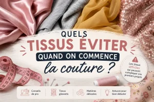 Quels tissus éviter quand on commence la couture ?