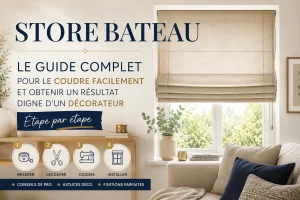 Store bateau : le guide complet pour le coudre facilement et obtenir un résultat digne d’un décorateur