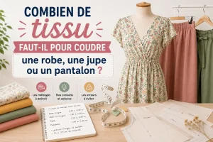 Combien de tissu faut-il pour coudre une robe, une jupe ou un pantalon ?