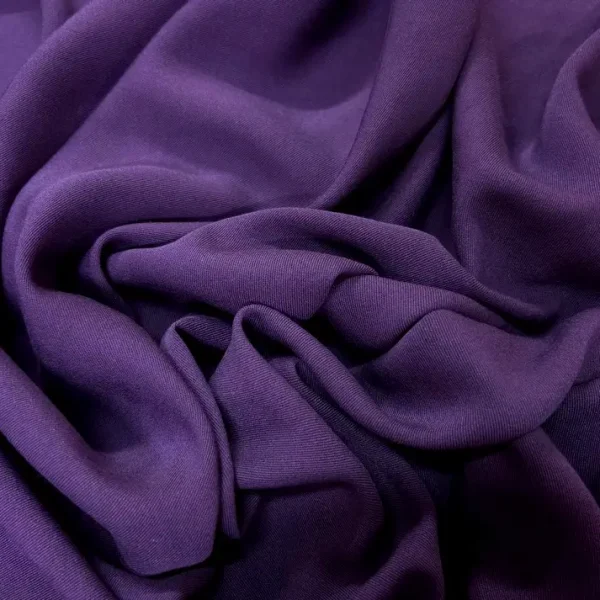 Gabardine de viscose violet en 1.50L